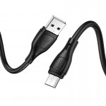 Cablu de date și încărcare Hoco X61 Ultimate Micro 1m negru