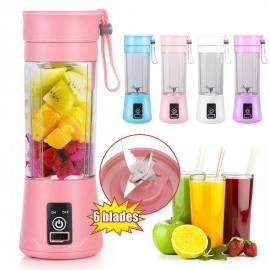 Blender portabil UBX USB 2000 mAh inox 380 ml 25W