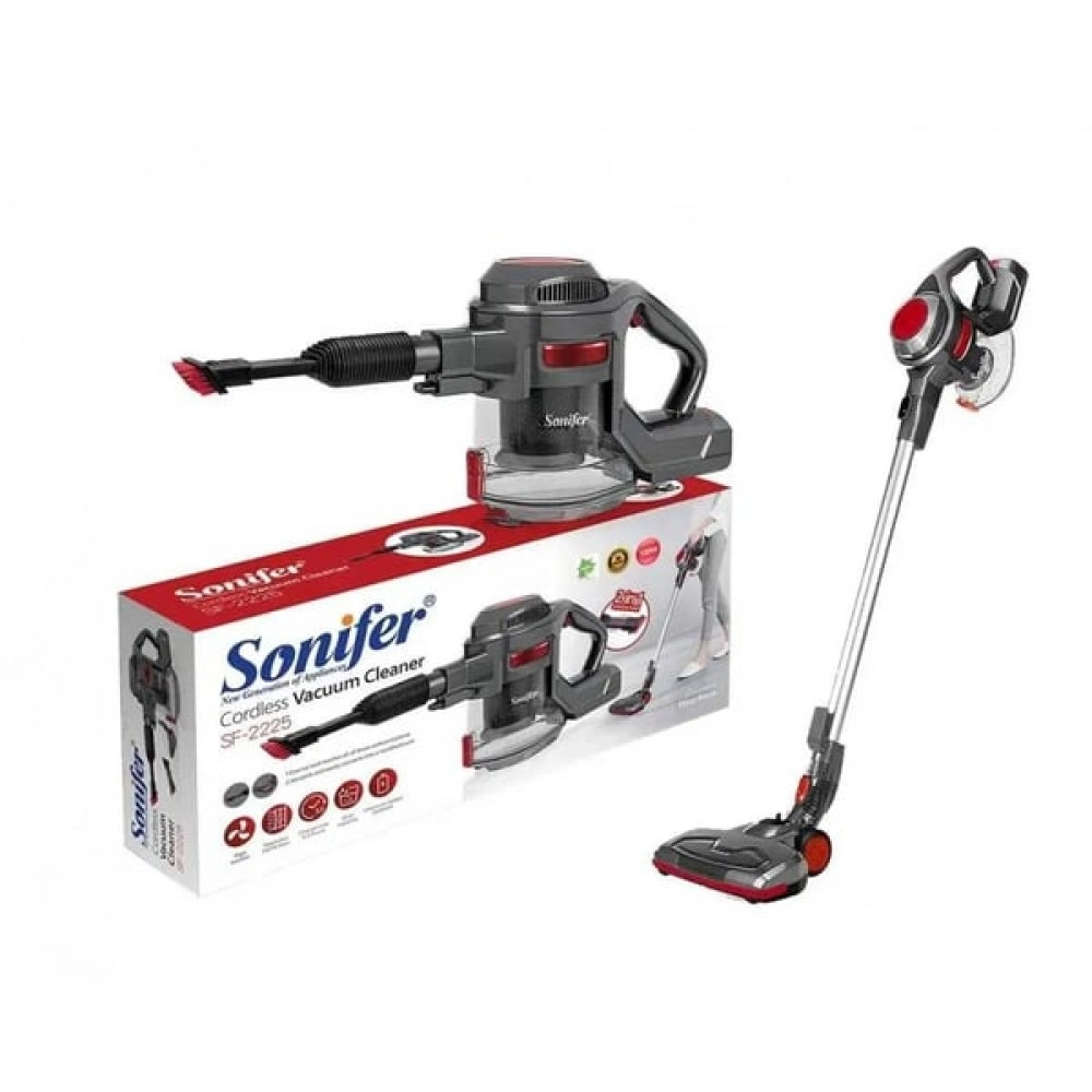 Aspirator fără fir Sonifer SF-2225 cu filtru HEPA lavabil