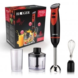 Blender submersibil 4 în 1 Haeger HG-279, 200W negru