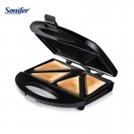 Aparat electric pentru sandwich Sonifer SF-6015, 750W, negru