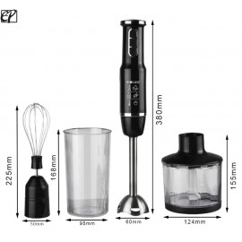 Blender manual Haeger HG-282 3în1 300W cu tocător multifuncțional
