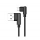 Cablu Micro USB PZX V118 3A unghi 90°