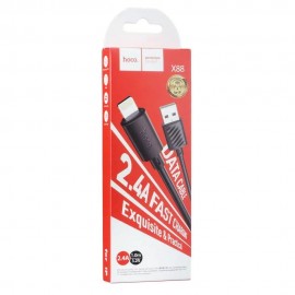 Cablu de date HOCO X88 pentru iPhone 2.4A 1m