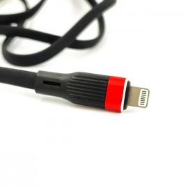 Cablu USB Lightning HOCO U72 din silicon ultradurabil negru