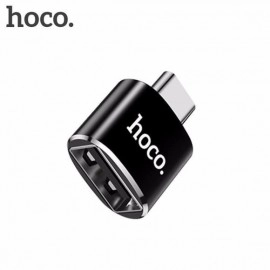 Adaptor OTG USB-A la Type-C 480Mbps Hoco UA5 Negru
