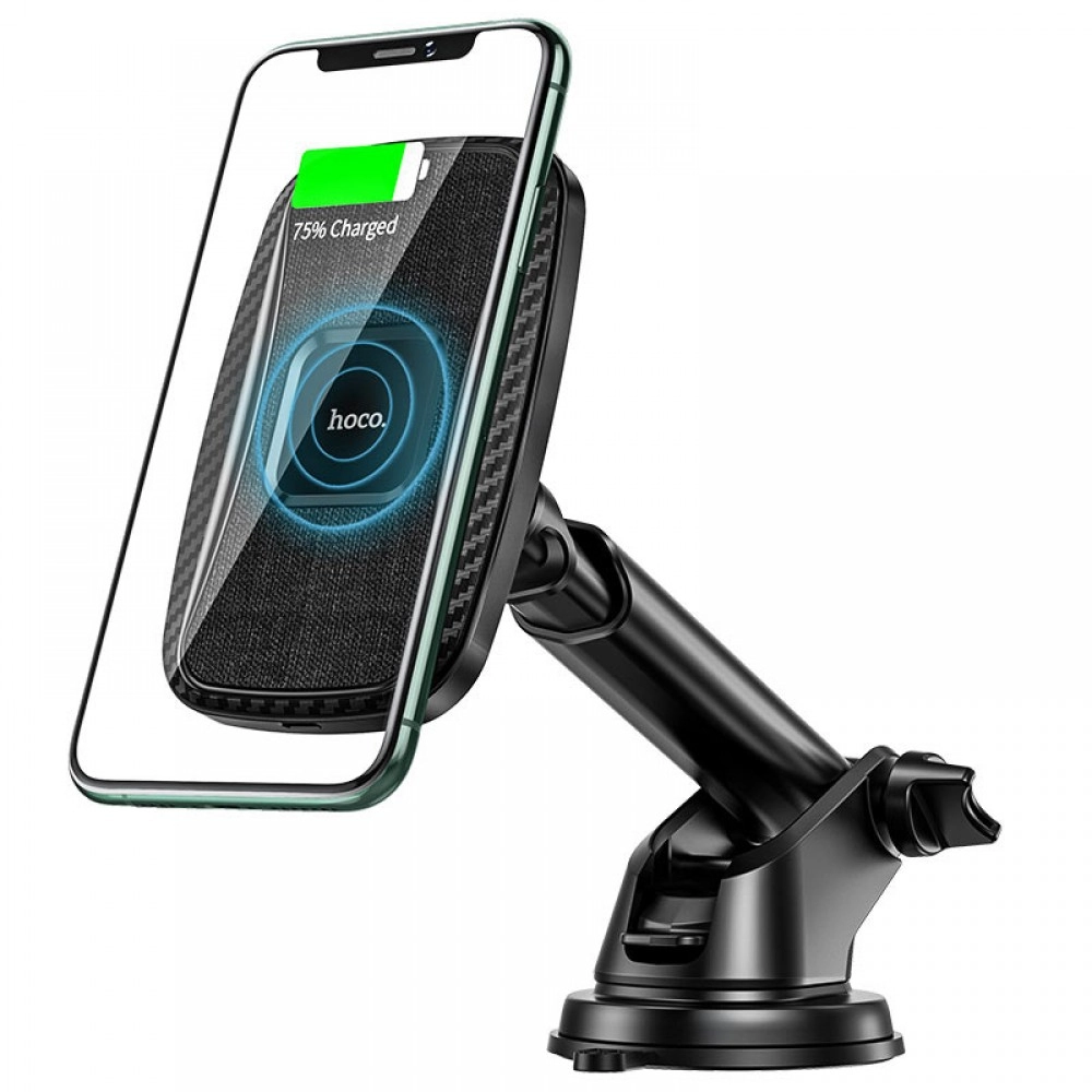 Suport magnetic auto Hoco CA75 cu încărcare wireless