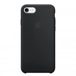 Husă protecție cu logo pentru iPhone 7 Plus și 8 Plus Neagră
