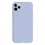 Husă silicon cu protecție cameră iPhone 11 Pro albastru deschis