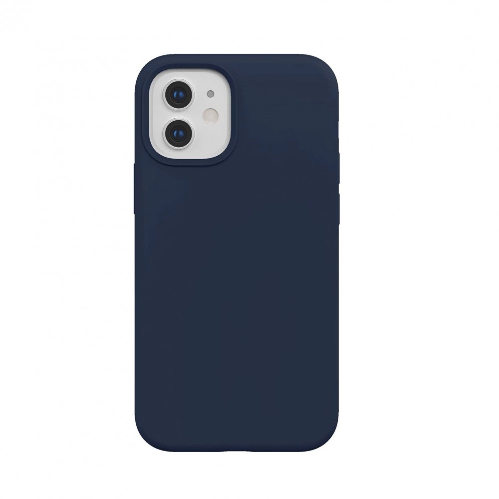 Husă de protecție din silicon pentru iPhone 12 Pro Albastru-închis