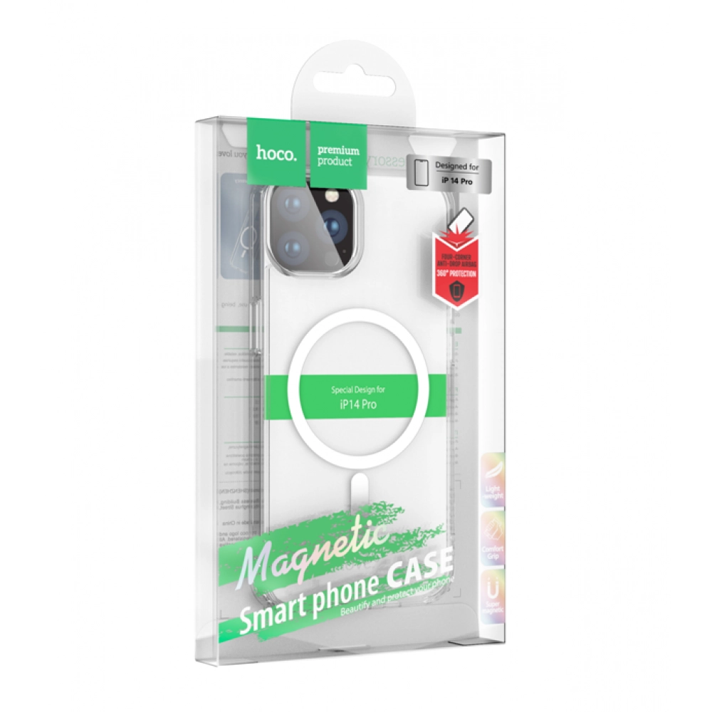 Husă magnetică MagSafe transparentă pentru iPhone 14 Pro