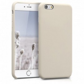 Husă protecție TPU albastră pentru iPhone 6-6s cu logo
