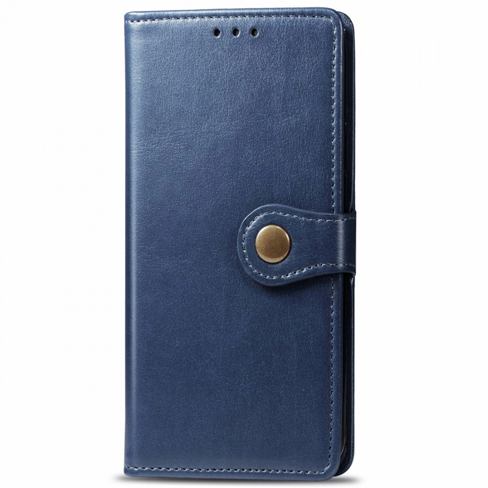 Husă flip retro Samsung Galaxy A30S/A20 albastru închis