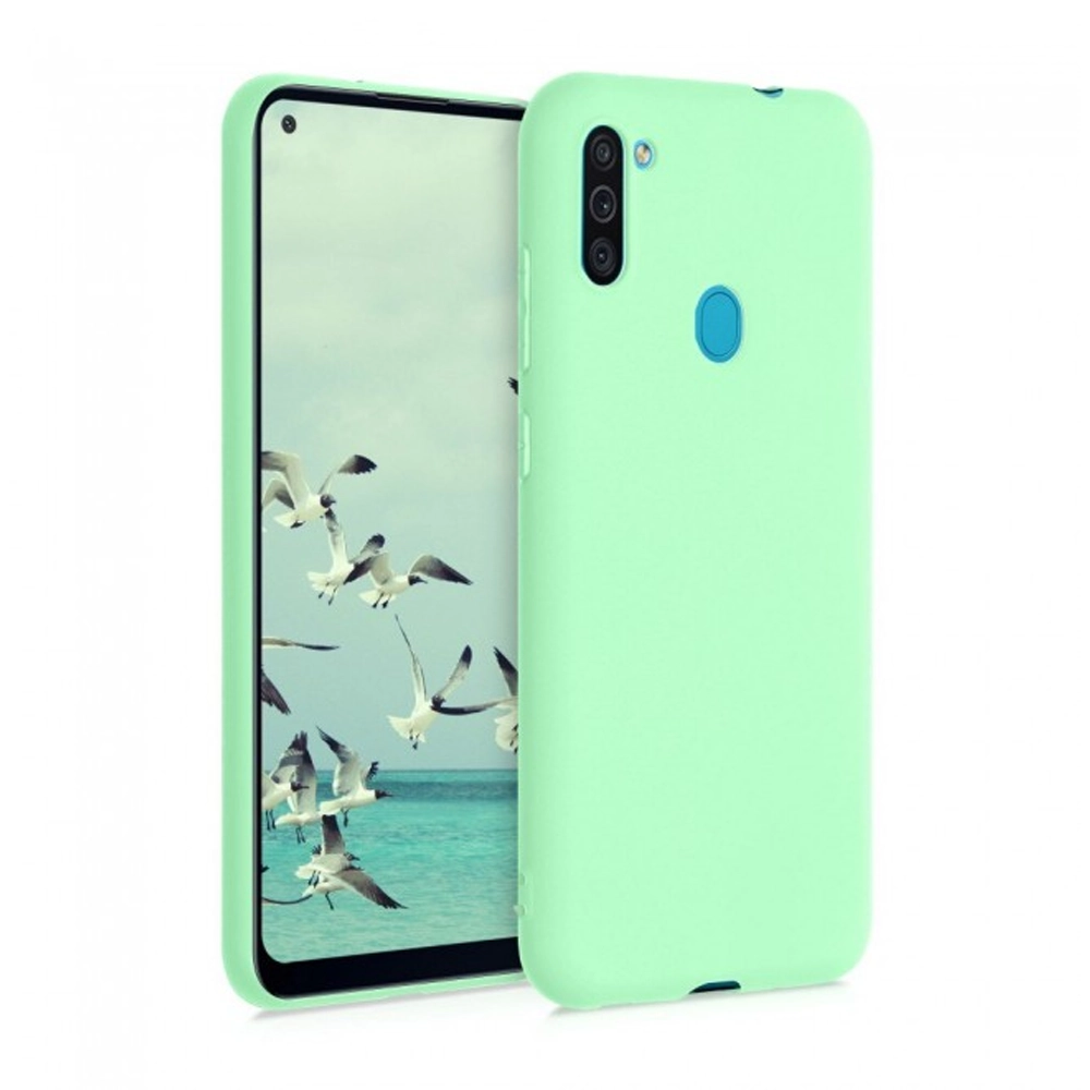 Husă spate silicon pentru Samsung Galaxy A11 Verde deschis