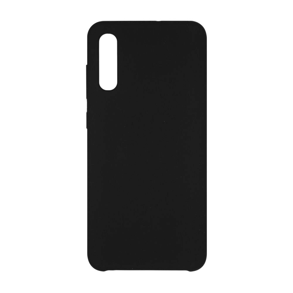 Husă spate neagră din silicon pentru Samsung Galaxy A70 fără logo