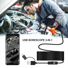 Endoscop USB Auto IP68 Rezistent la Apă cu Camera HD pentru Smartphone
