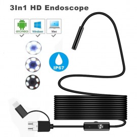 Endoscop USB Auto IP68 Rezistent la Apă cu Camera HD pentru Smartphone