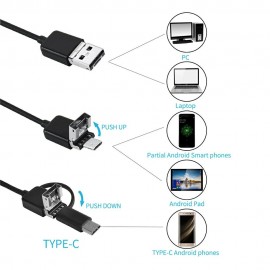 Endoscop USB Auto IP68 Rezistent la Apă cu Camera HD pentru Smartphone