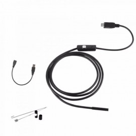 Cameră endoscop USB HD rezistentă la apă Ф7 mm, 3,5 m pentru Android și PC