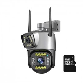 Cameră CCTV WIFI exterior Smart S90CF-PTZ 2/2MP cu interfon
