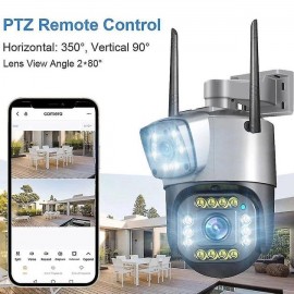 Cameră CCTV WIFI exterior Smart S90CF-PTZ 2/2MP cu interfon
